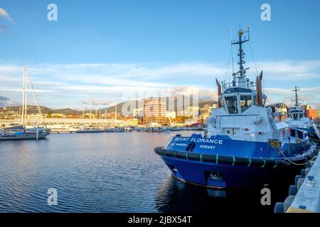 Rund Um Hobart - Constitution Dock Area Stockfoto