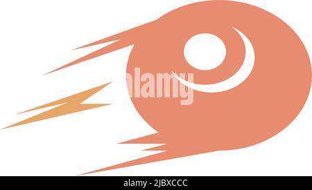 UFO-Logo Symbol Design Illustration Vorlage Stock Vektor