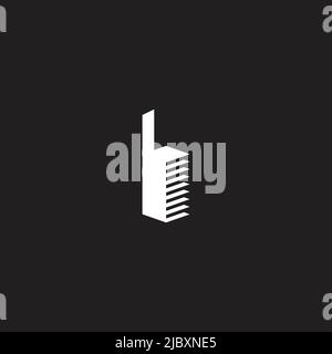 Wohnung Logo Symbol Design Vektor Vorlage Stock Vektor