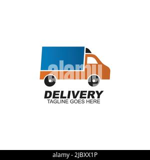 Lieferung Auto Logo Design Inspiration Vektor Vorlage Stock Vektor