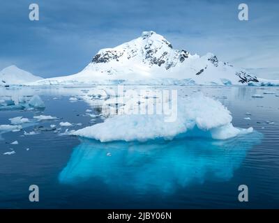 Paradise Harbour, Antarktis Stockfoto