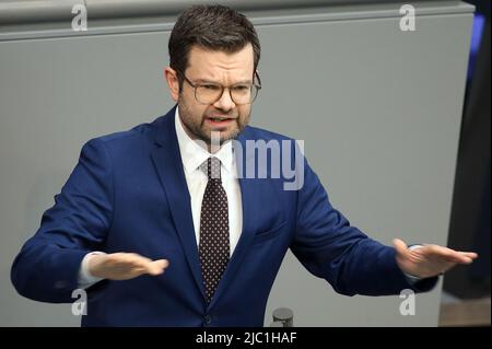 Berlin, Deutschland. 02.. Juni 2022. Justizminister Bushman spricht im Bundestag. Quelle: Wolfgang Kumm/dpa/Archivbild/dpa/Alamy Live News Stockfoto