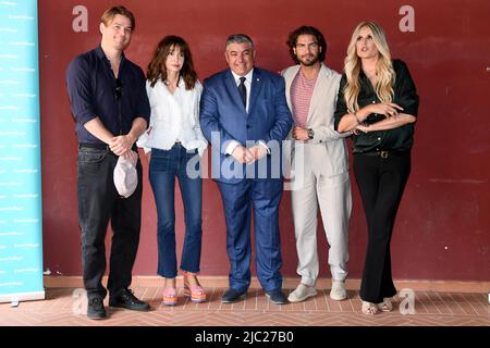 Cagliari, Italien. 09.. Juni 2022. Cagliari: 5. Ausgabe Dreharbeiten Italien Sardegna Festival. Konferenz wird eröffnet. Im Bild : Kredit: Unabhängige Fotoagentur/Alamy Live News Stockfoto