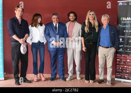 Cagliari, Italien. 09.. Juni 2022. Cagliari: 5. Ausgabe Dreharbeiten Italien Sardegna Festival. Konferenz wird eröffnet. Im Bild : Kredit: Unabhängige Fotoagentur/Alamy Live News Stockfoto