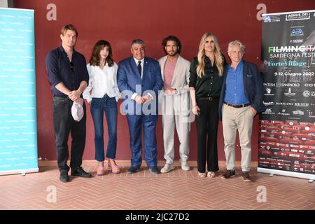 Cagliari, Italien. 09.. Juni 2022. Cagliari: 5. Ausgabe Dreharbeiten Italien Sardegna Festival. Konferenz wird eröffnet. Im Bild : Kredit: Unabhängige Fotoagentur/Alamy Live News Stockfoto