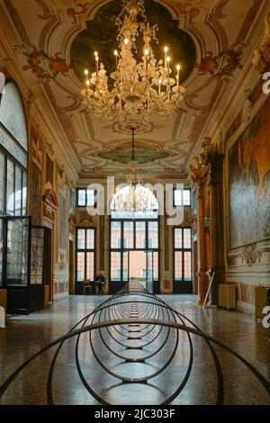 Venedig, Musikakademie Conservatorio Benedetto Marcello, Piano Nobile // Venedig, Musikakademie Conservatorio Benedetto Marcello, Piano Nobile Stockfoto