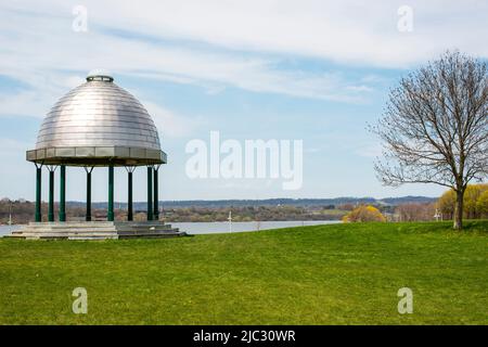 Bayfront Park Tourismus in Hamilton, Ontario, Kanada. Stockfoto