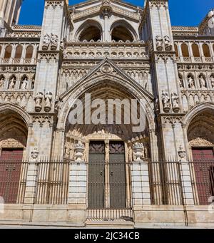 Puerta del Perdon. Kathedrale Von Toledo. Toledo, Castilla La Mancha, Spanien. Stockfoto