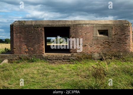 World War 2 Pillbox, Oxfordshire Stockfoto