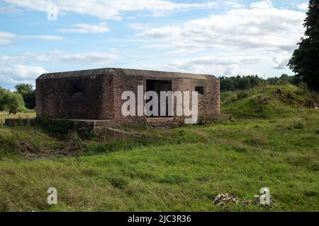 World War 2 Pillbox, Oxfordshire Stockfoto