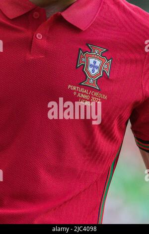 09. Juni 2022. Lissabon, Portugal. Portugal Trikot für das Finale der UEFA Nations League zwischen Portugal und Tschechien Credit: Alexandre de Sousa/Alamy Live News Stockfoto