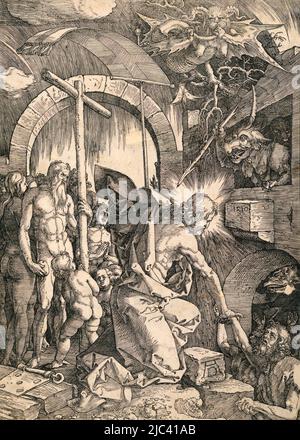 Christ in Limbo (das erschütternde der Hölle) von Albrecht Dürer (1471–1528) Stockfoto