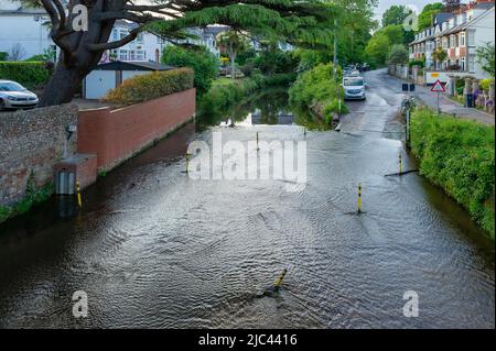 Die Sidmouth Ford in Millt Street, Sidmouth, East Devon, England Stockfoto