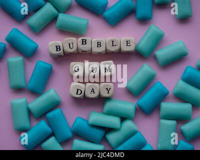 Bubble Gum Day Stockfoto