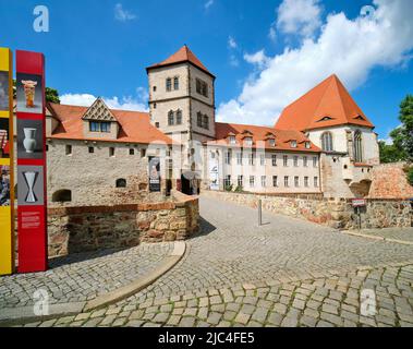 Moritzburg mit Kunstmuseum, Halle an der Saale, Sachsen-Anhalt, Deutschland Stockfoto