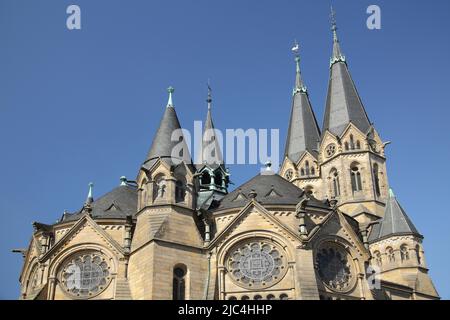 Neoromanische Ringkirche in Wiesbaden, Hessen, Deutschland Stockfoto