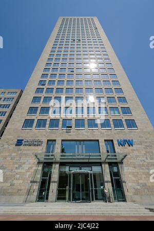 IBC Tower, Theodor-Heuss-Allee, Frankfurt am Main, Hessen, Deutschland Stockfoto