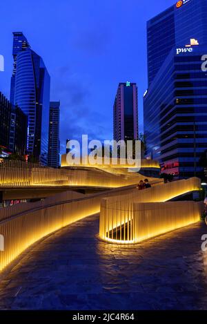 Bangkok , Thailand - 4. Juni 2022: Chongnonsi Kanal öffentlicher Park neue Öffentlichkeit in Bangkok Stockfoto