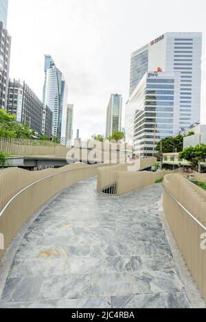 Bangkok , Thailand - 4. Juni 2022: Chongnonsi Kanal öffentlicher Park neue Öffentlichkeit in Bangkok Stockfoto