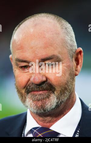 Steve Clark, Trainer der schottischen Fußballnationalmannschaft, Stockfoto