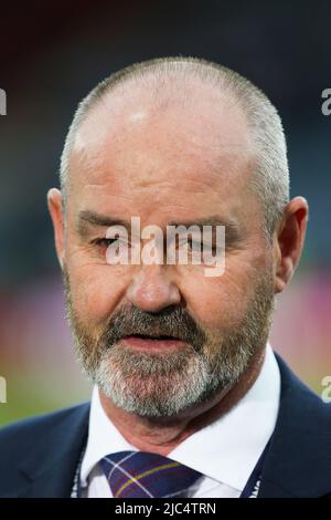 Steve Clark, Trainer der schottischen Fußballnationalmannschaft, Stockfoto