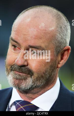 Steve Clark, Trainer der schottischen Fußballnationalmannschaft, Stockfoto