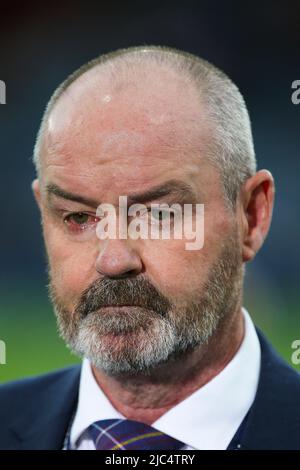 Steve Clark, Trainer der schottischen Fußballnationalmannschaft, Stockfoto