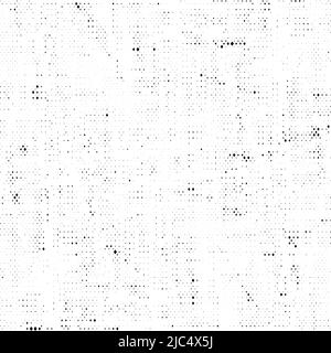 Grunge Textur Hintergrund. Überlagerte Punktstruktur. Abstrakter Hintergrund mit Körnung. Grungy Speckle-Effekt. Moderne Drucktapete in Abrißes. Verpixelt Stock Vektor