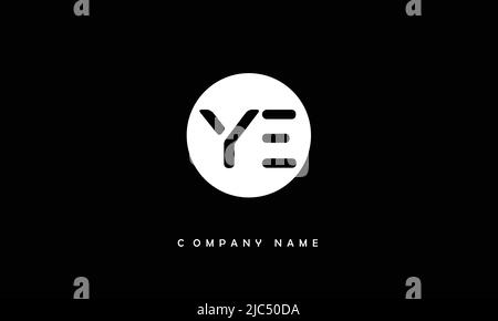 YE, EY Alphabets Letters Logo Monogramm Stock Vektor