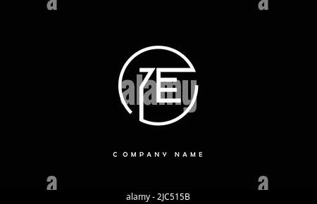 YE, EY Alphabets Letters Logo Monogramm Stock Vektor