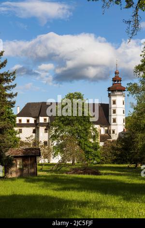 Schloss Velke Losiny in Nordmähren, Tschechische Republik Stockfoto