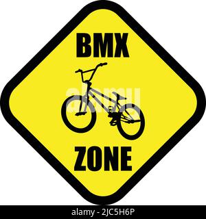 BMX Zone Traffic - Vektorgrafik Stock Vektor