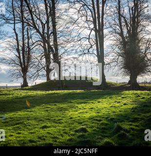 The Mound in Etton bei Beverley, East Yorkshire, Großbritannien Stockfoto