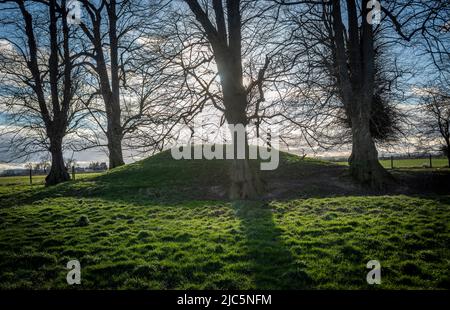 The Mound in Etton bei Beverley, East Yorkshire, Großbritannien Stockfoto