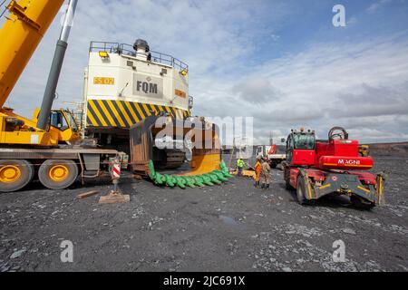 Erste Quantum Minerals Kupferoperation in Sambia. Stockfoto