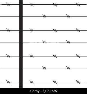 Stacheldraht-Hintergrund und Texturvektor Stock Vektor