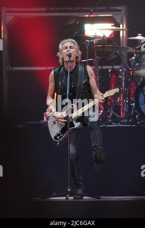 Reggio Emilia, Italien. 4.. Juni 2022. Luciano Ligabue bei seinen Auftritt in der Campovolo RCF Arena Stockfoto