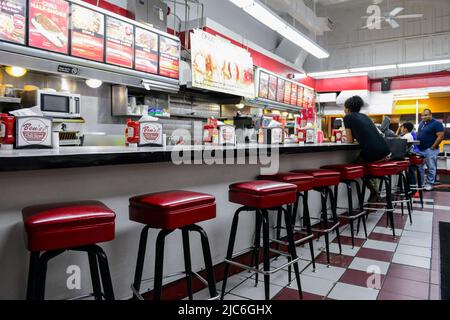 USA, Washington DC, berühmten Fast Food Restaurant Ben Chili Schüssel am Shaw Nachbarschaft Stockfoto