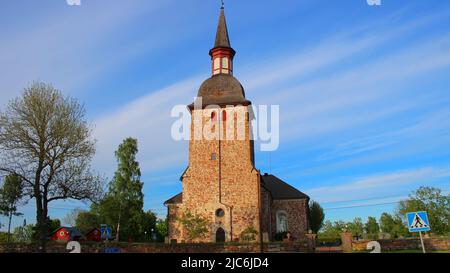 Jomala kyrka, 1285, Åland Stockfoto