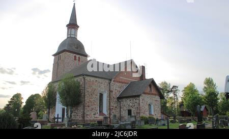 Jomala kyrka, 1285, Åland Stockfoto