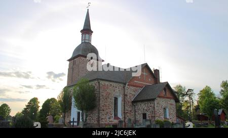 Jomala kyrka, 1285, Åland Stockfoto