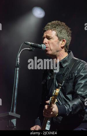 Newcastle. 9.. Juni 2022. Noel Gallagher's High Flying Birds Headline Rock N Roll Circus Stockfoto