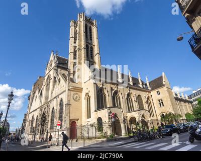 15/16C Église Saint-Nicolas-des-Champs, Paris 3, Frankreich. Stockfoto
