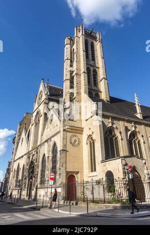 15/16C Église Saint-Nicolas-des-Champs, Paris 3, Frankreich. Stockfoto
