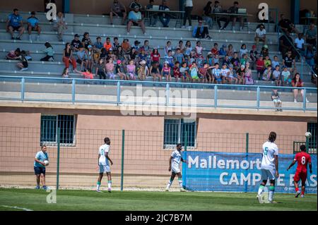 Mallemort, Frankreich. 10.. Juni 2022. Ambiente während des Maurice Revello Turniers 2022, Under 21 Festival International Espoirs, 7. und 8. Platz Fußballspiel zwischen Panama U-23 und Komoren U-20 am 10. Juni 2022 im Stade d´Honneur in Mallemort, Frankreich - Foto Florian Frison / DPPI Kredit: DPPI Media/Alamy Live News Stockfoto