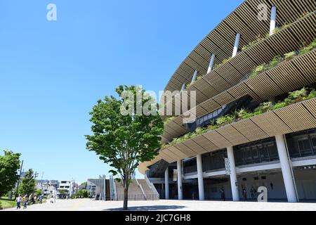 Tokyo Streets „National Stadium“ Stockfoto