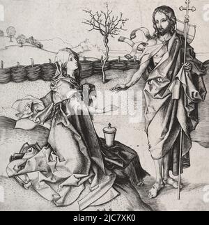 Christus erscheint Maria Magdalena; Noli me tangere. Christus erscheint