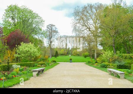 Landschaft der Gärten von Versailles Stockfoto