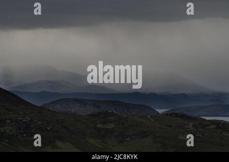 Stürmische Sommerinseln Stockfoto