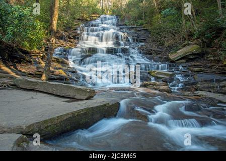 Minnehaha Falls im Norden von Georgia. Stockfoto